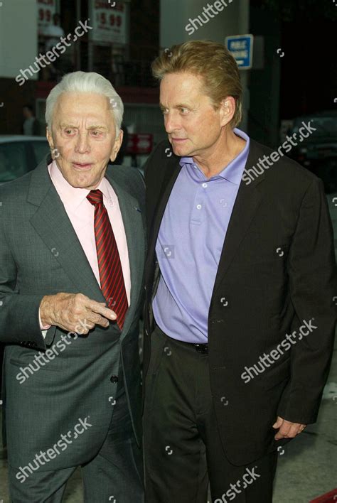 Kirk Douglas Son Michael Douglas Editorial Stock Photo Stock Image