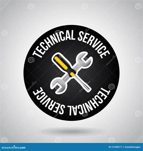 Technical Service Design Stock Image Image 31440371