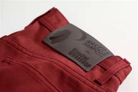 Naked Famous X Blue Owl Collaboration Red Selvedge Chino