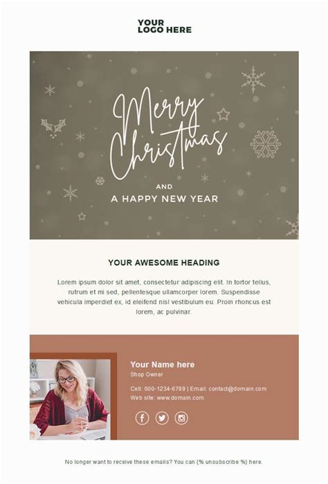 Mailchimp Holiday Templates