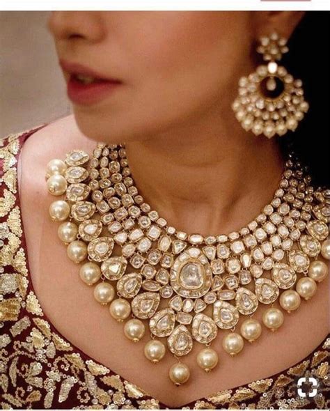 Kundan Jewelry Kundan Choker Wedding Necklace Sabyasachi Inspired