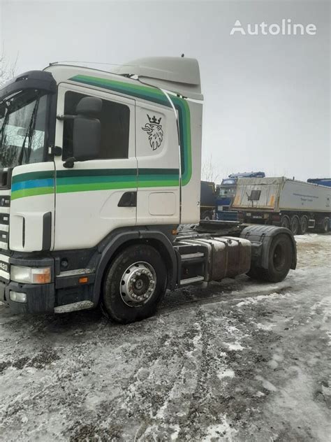 Scania 124 420 KLIMATYZACJA RETARDER Truck Tractor For Sale Poland