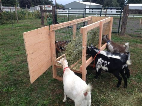 Homemade Goat Feeders For Sale Goat Feeder Goat Hay Feeder Goats