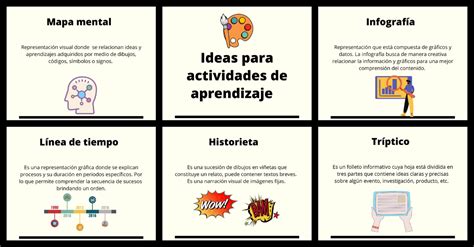 Ideas Para Actividades De Aprendizaje Imagenes Educativas