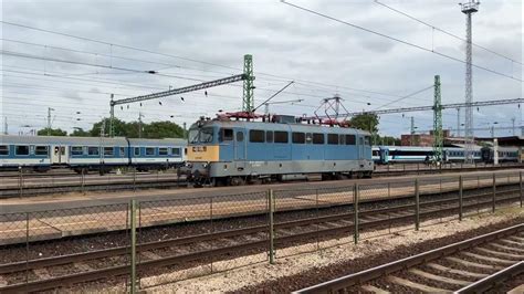 (4K) MÁV V43 (431 015) kozelit Bakony InterCity-t Szombathely állomáson ...