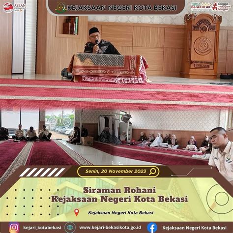 Siraman Rohani Kejaksaan Negeri Kota Bekasi Kejari Kota BEKASI