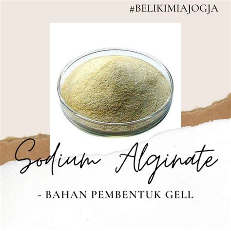 Jual Sodium Alginate Sodium Alginat 100gr Kab Bantul Beli