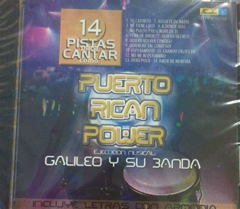 Puerto Rican Power Pistas Para Cantar Como Puerto Rican Power