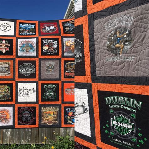 Harley Davidson T Shirt Quilt