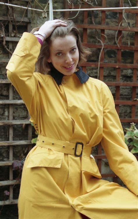 Yellow Single Texture Mackintosh Yellowraincoat Regenkleidung