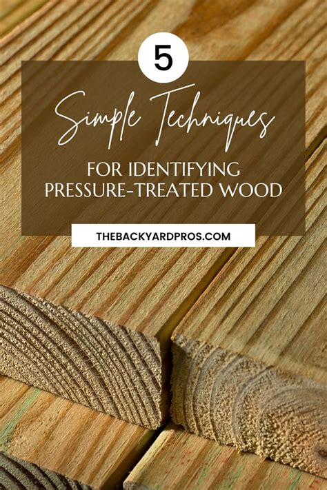 Simple Techniques For Identifying Pressure Treated Wood In