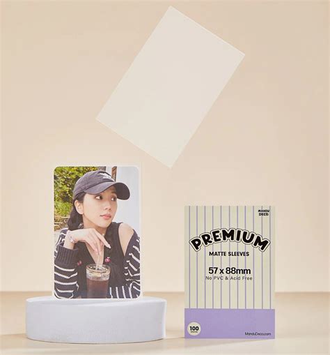 Mandu Deco Premium Thick Photocard Card Sleeves Hard Kpop Photocard