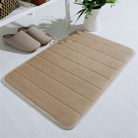 WJSXC 2023 Water Absorbing Soft Memory Foam Bath Mat Bathroom Bedroom