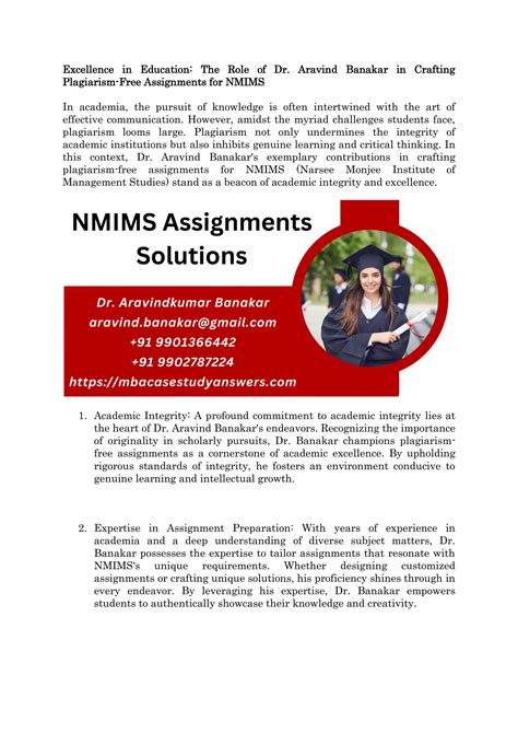 Nmims Assignments Solutions Nmims Mba Assignmentspdf