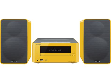 Microcadena Onkyo Cs Amarillo Bluetooth Nfc Lector Cd