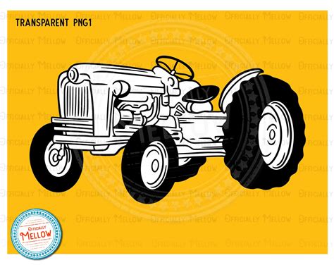 Farm Tractor Svg Tractor Clipart Farm Svg Old Tractor Svg Etsy