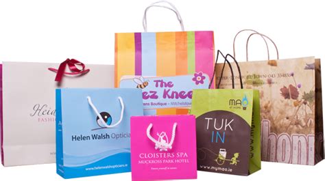 Custom Printed Paper Carrier Bags By Airborne Packaging Medium