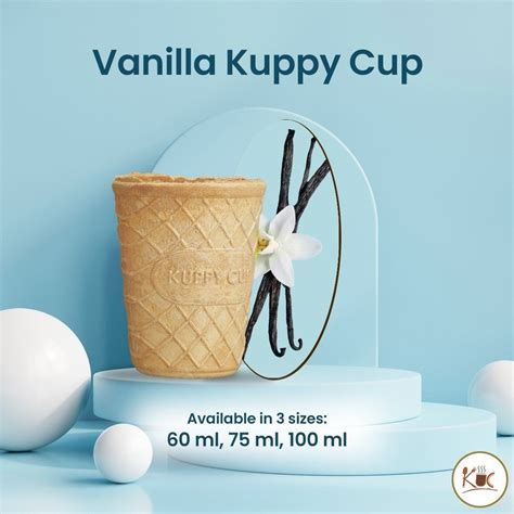 Vanilla Vanila Edible Coffee Cup Packaging Type Box Packaging Size