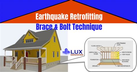 Earthquake Brace and Bolt Retrofit Technique - Lux Construction