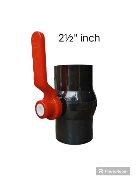 Black And Red 25 Inch Pvc Ball Valves At Rs 100piece In Ahmedabad Id 2853788727791