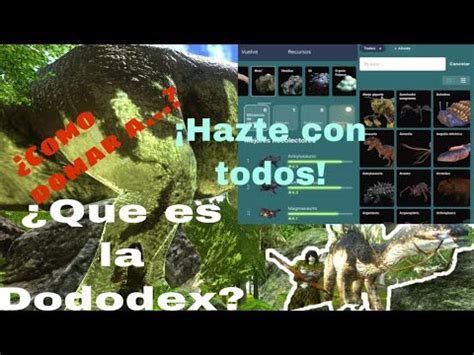 Guía de la App Dododex ARK mobile Domando Brontosaurio YouTube