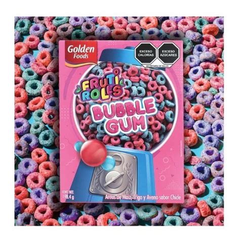 Cereal Golden Foods Fruti Rolls Bubble Gum 198g Mercadolibre