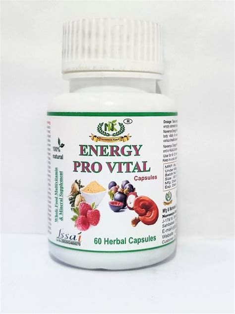 Energy Pro Vital Capsule Naveenya Kaya Healthcare Pvt Ltd