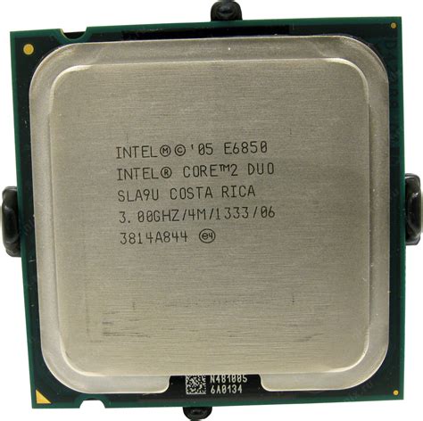 Intel Core 2 Duo Processor E6850 купить сравнить цены и характеристики