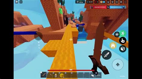 Playing Duels 2v2 Roblox Bedwars Youtube