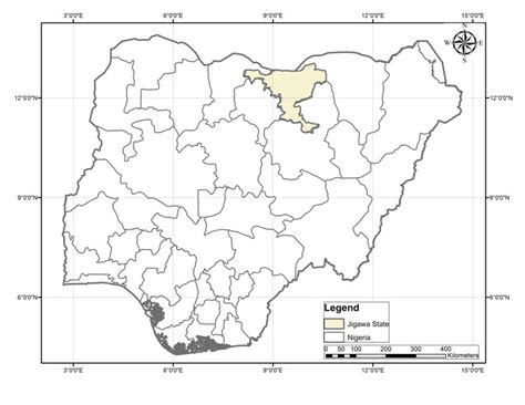 Showing Jigawa State within Nigeria | Download Scientific Diagram