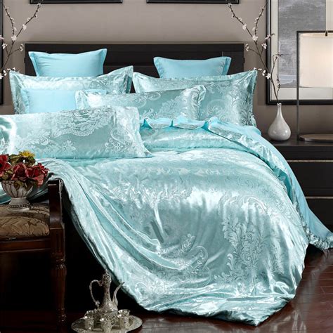 Beyond 2018 Luxuary Jacquard Bedding Set Full Queen Size Stain Bed Sets