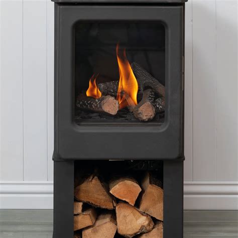 Mendip Ashcott Balanced Flue Natural Gas Stove With Log Store Simply