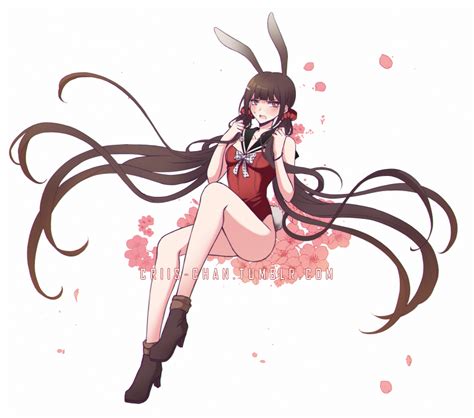 Safebooru 1girl Absurdly Long Hair Animal Ears Black Sailor Collar