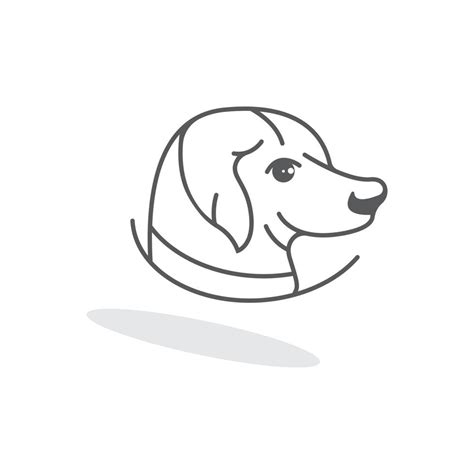 Dog logo vector design icon 21219797 Vector Art at Vecteezy