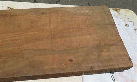 Large Solid Wood Slab African Mahogany Approx 64 14 L 13 34 W