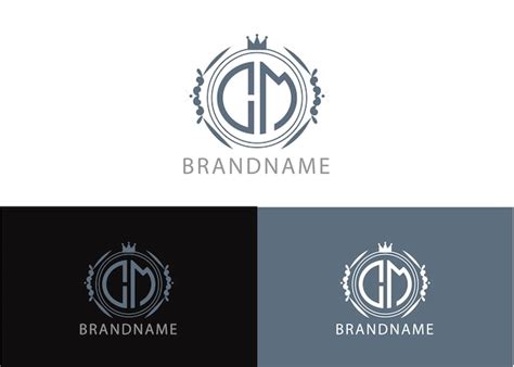 Premium Vector Modern Monogram Initial Letter Cm Logo Design Template