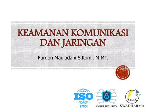 Keamanan Komputer Keamanan Komunikasi Dan Jaringan Ppt