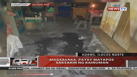 Qrt Magsasaka Patay Matapos Saksakin Ng Kainuman Youtube