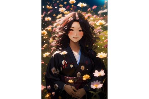 Cute Beautiful Anime Girl Graphic By Mimishop · Creative Fabrica