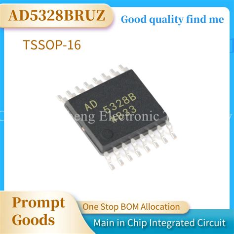 5PCS 5328B AD5328BRUZ AD5328B TSSOP 16 12 Bit DAC Digital Ao Conversor