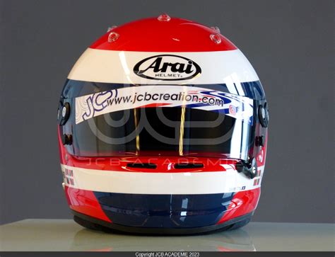 Arai GP7 S Hébrard design 2023 painted by JCB JCB Création