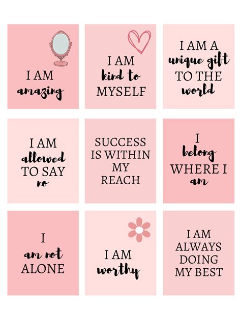 Affirmation Cards Teens, Positive Affirmation Cards for Teenage Girls, Teen Mental Health ...