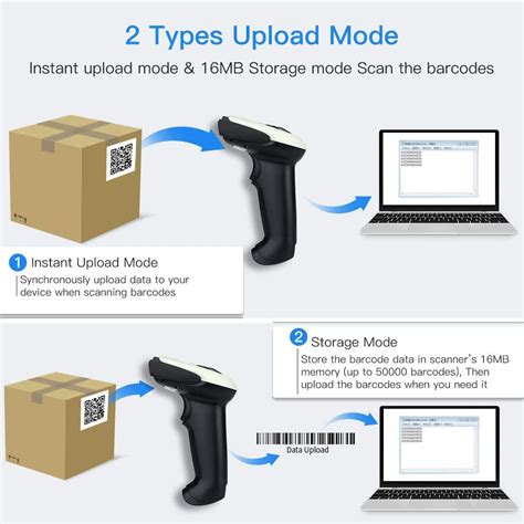 Eyoyo Ey Wireless D Qr Barcode Scanner With Adjustable Stand