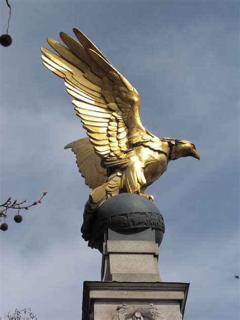 HD wallpaper: bird, statue, gold, london, england, united kingdom ...