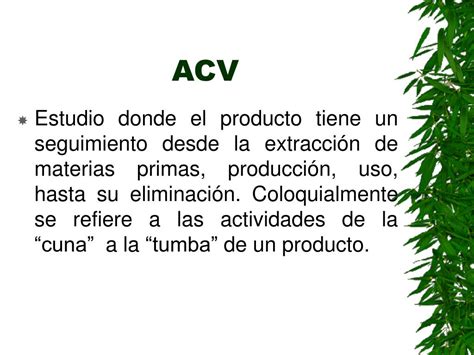 Ppt An Lisis De Ciclo De Vida Acv Powerpoint Presentation Free