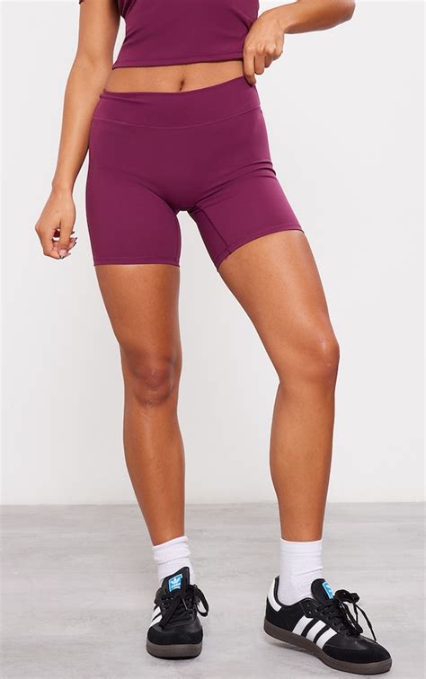 Plum Sculpt High Waist Gym Shorts Activewear Prettylittlething Usa