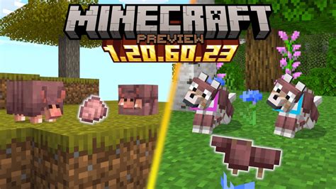 Minecraft 1 21 Preview 1 20 60 23 Co Nowego NOWY MOB PANCERNIK I