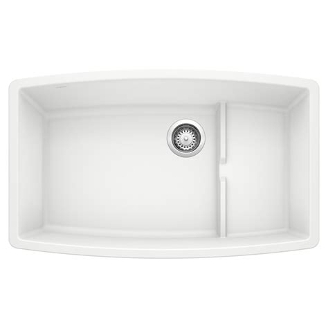 Blanco Performa Cascade Silgranit Undermount 32 In X 195 In White