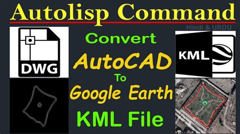 How To Convert Autocad To Kml Export Autocad Drawing To Google Earth