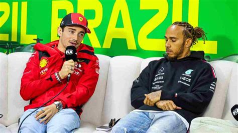 Charles Leclerc Claims Lewis Hamilton S Ferrari Arrival Big Moment Of